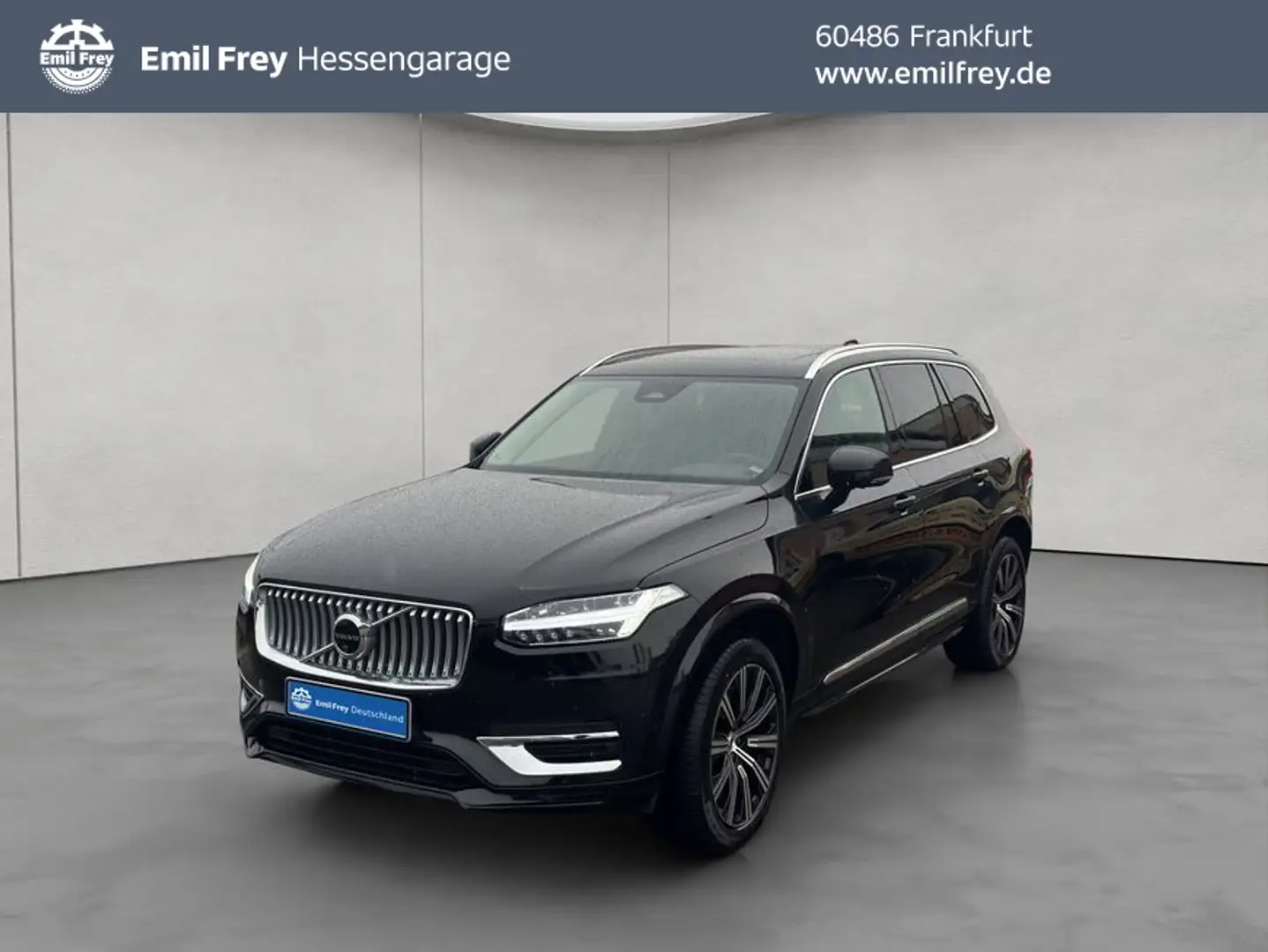 Volvo XC90 XC90 B5 AWD Plus-Bright 7S Glasd Standh 360° AHK Schwarz - 1