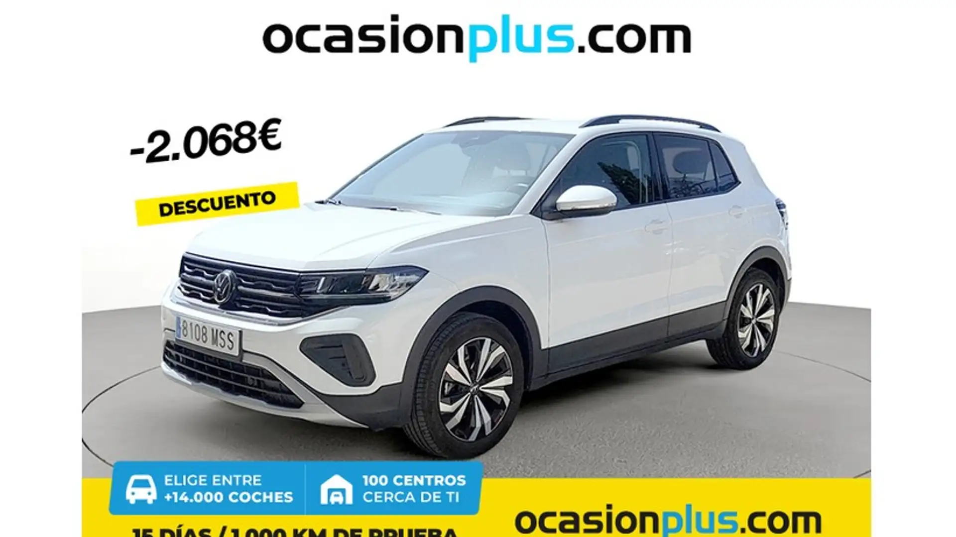Volkswagen T-Cross 1.0 TSI Más 85kW Blanco - 1
