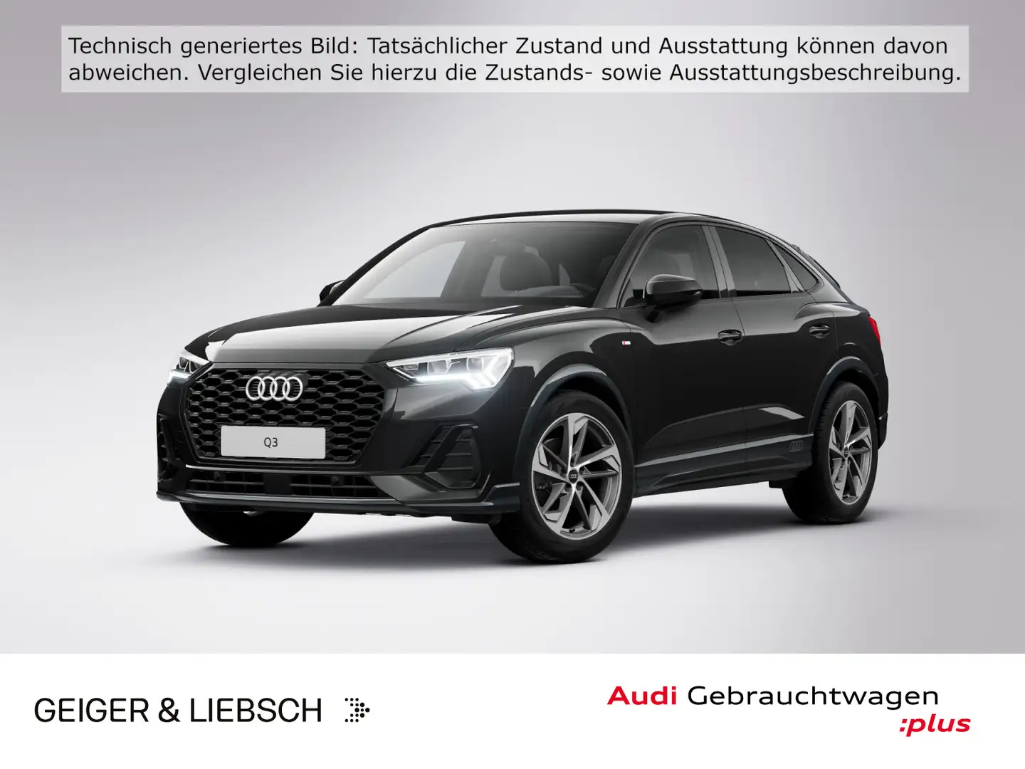 Audi Q3 35 TFSI S-LINE*NAVI-PLUS*AHK*LED*19 Schwarz - 1