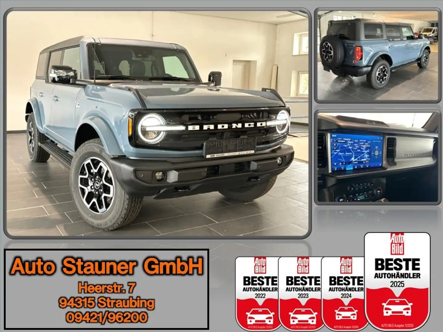 Ford Bronco Outer Banks 2,7 V6 4x4/AKTION/NEUWAGEN/ Gris - 1