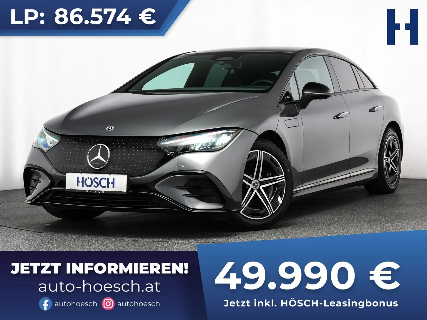 Mercedes-Benz EQE 350 AMG NIGHT Advanced Plus AHK +++ Grau - 1