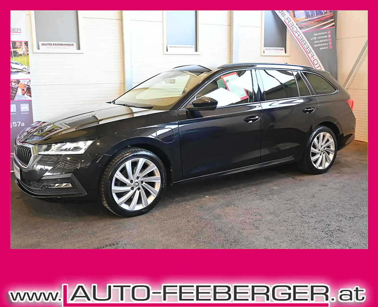 Skoda Octavia Kombi,Ambition iV1,4 Aut,ACC,LED,18 Zoll,Spurha... Schwarz - 1