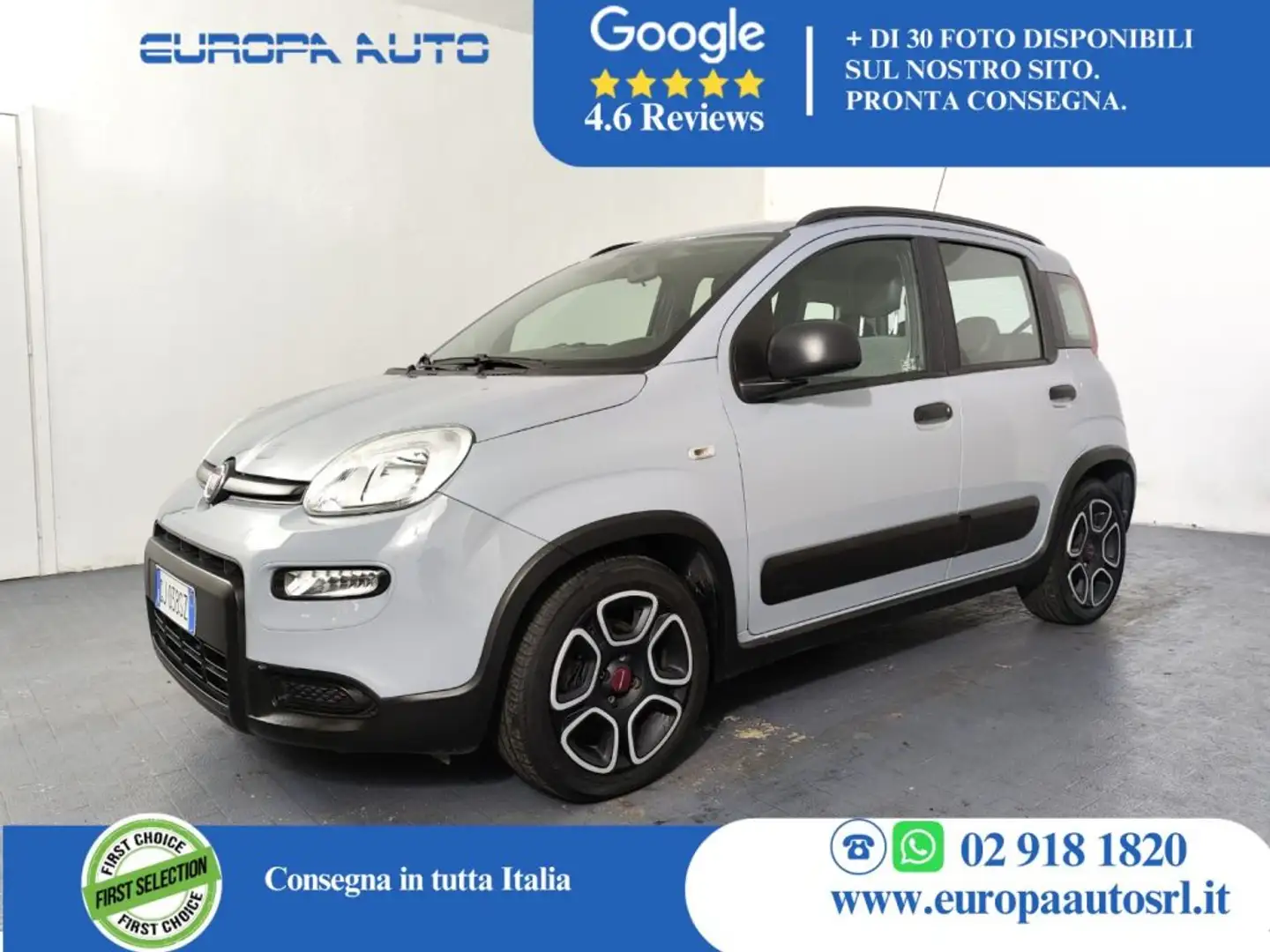 Fiat Panda 1.0 FireFly S&S Hybrid City Life Grigio - 1