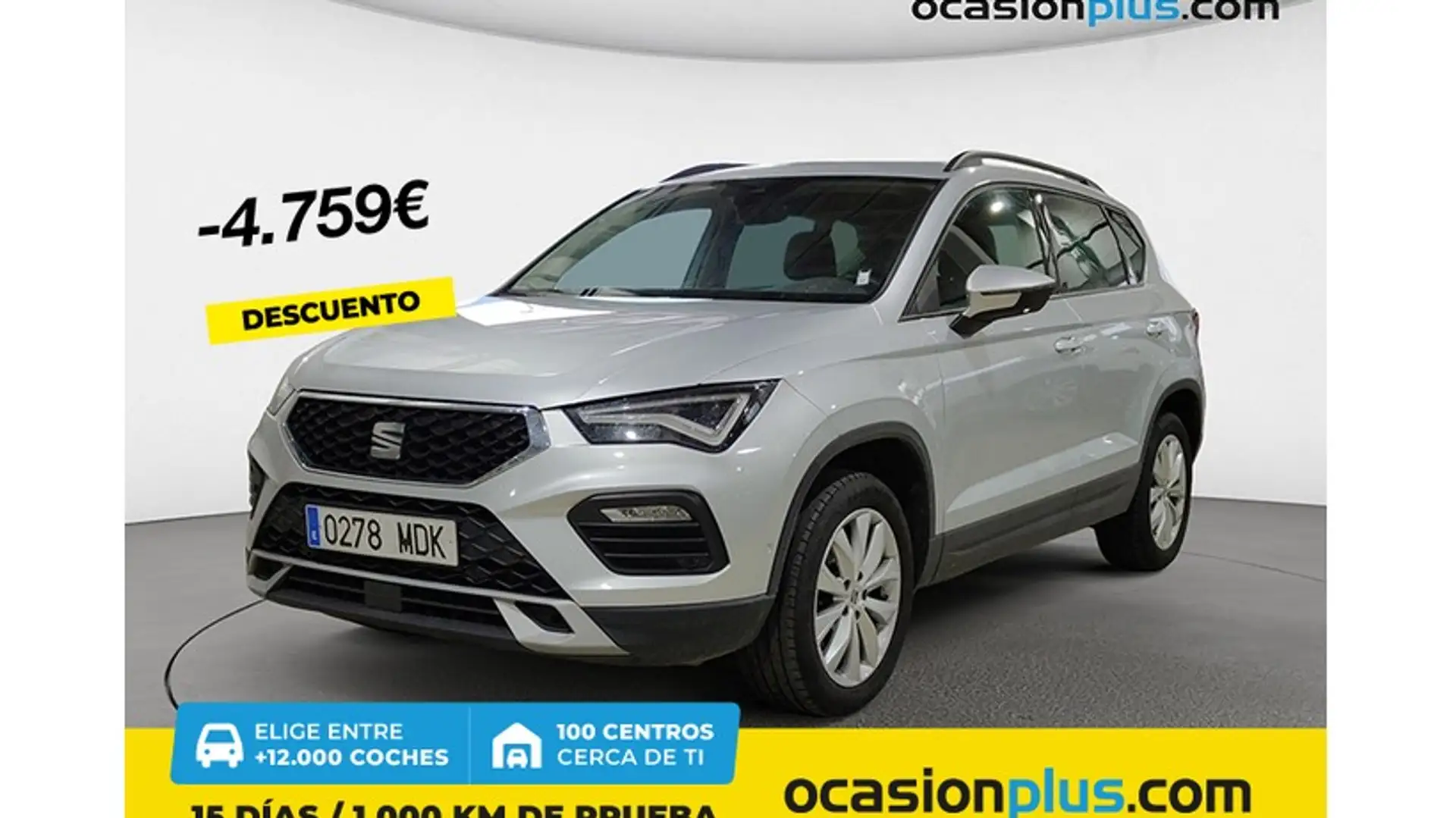 SEAT Ateca 1.5 EcoTSI S&S Style XM DSG Zilver - 1