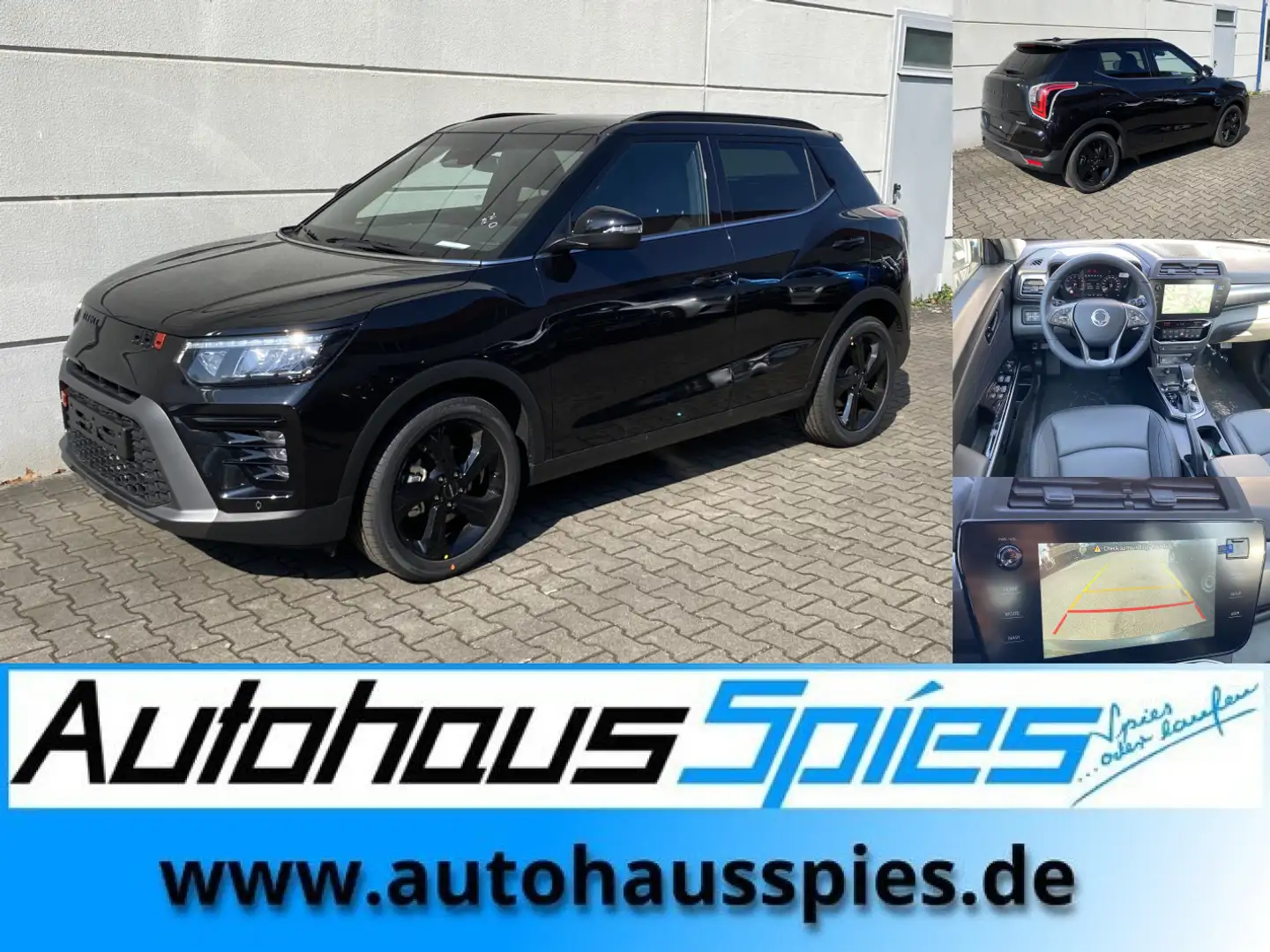 KGM Tivoli 1.5 T-GDI 2WD AT Nomad Plus TotwAss LED Leder Alu1 Schwarz - 1