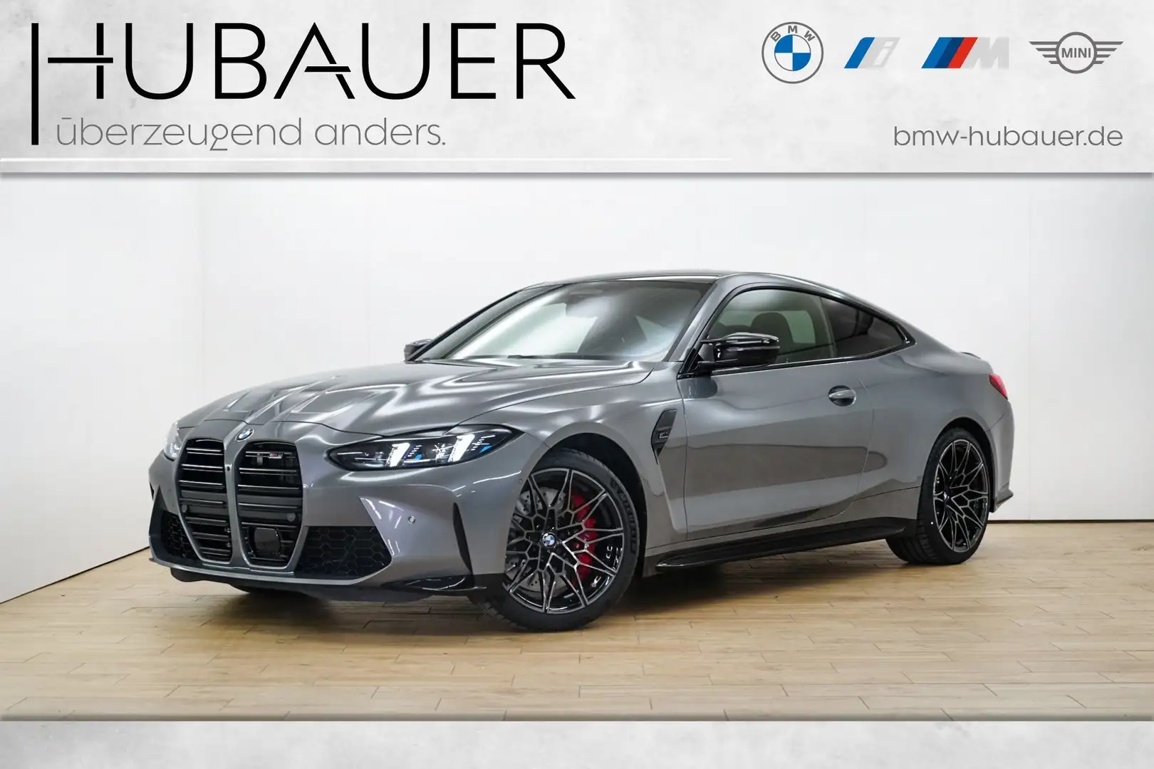 BMW M4 Competition Coupé xDrive [HUD, ACC, 360 Kamera] Grijs - 1