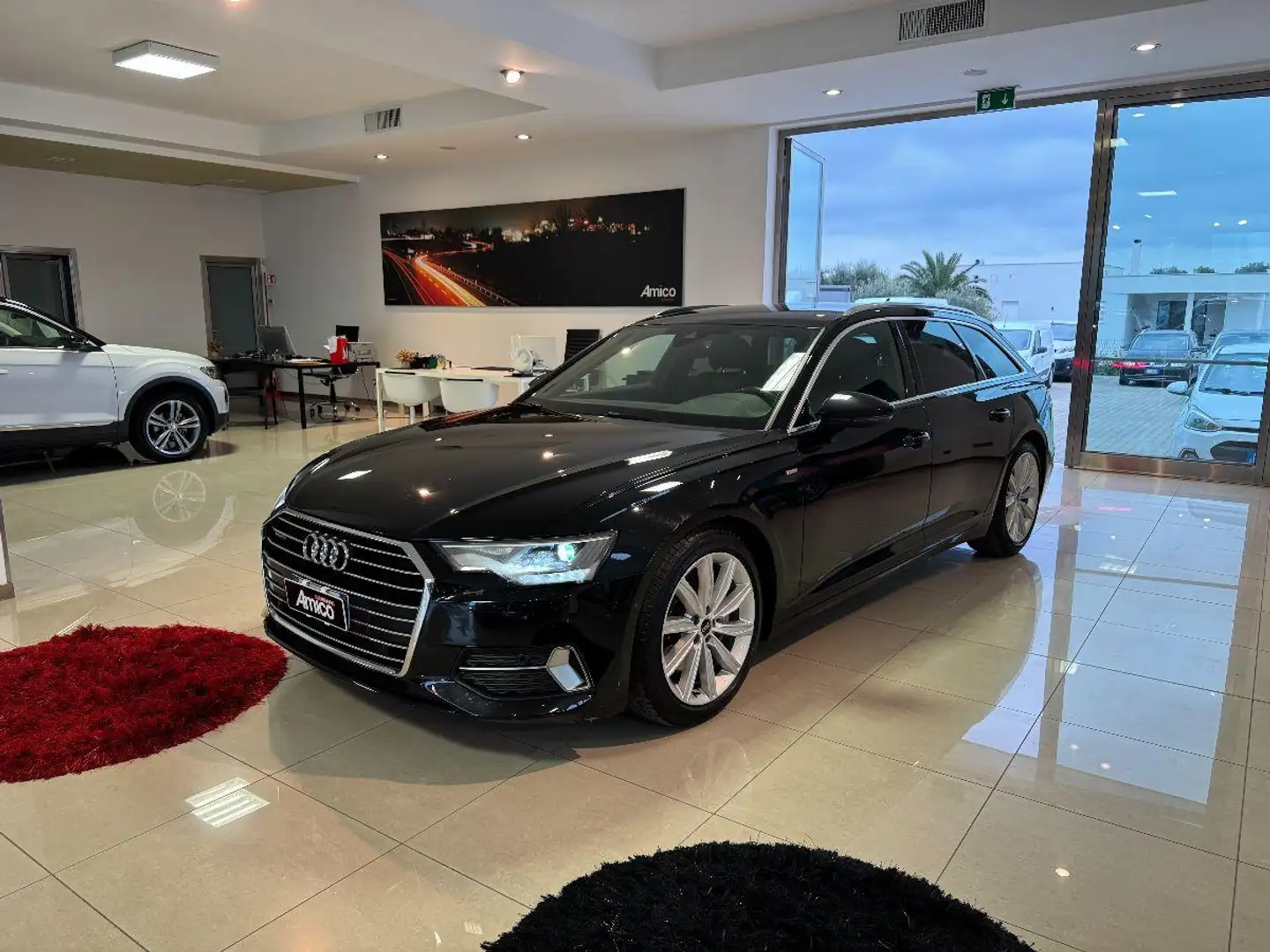 Audi A6 Avant 50 3.0 TDI quattro S-LINE 2022 Zwart - 1