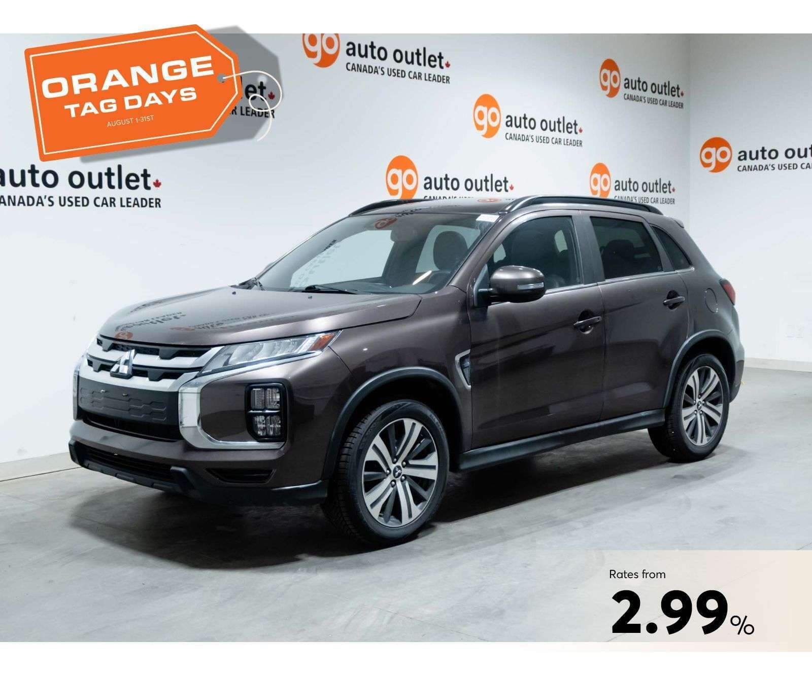 2021 Mitsubishi RVR SE 2.4L I4 4WD, HTD SEATS, SXM, BLUETOOTH, BACKUP