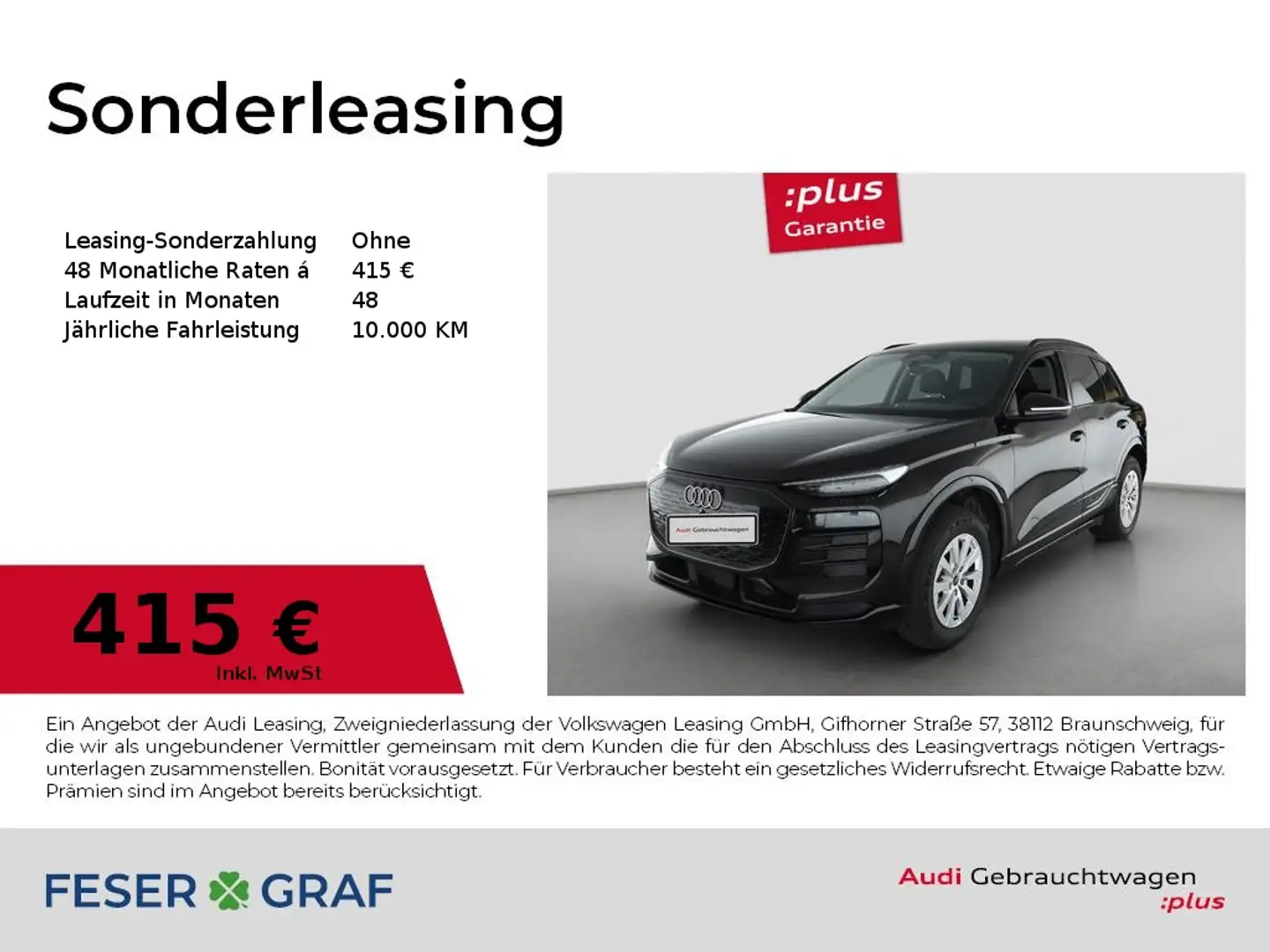 Audi Q6 e-tron e-tron LED/ACC/Kameras/0,25% Versteuerung Schwarz - 1