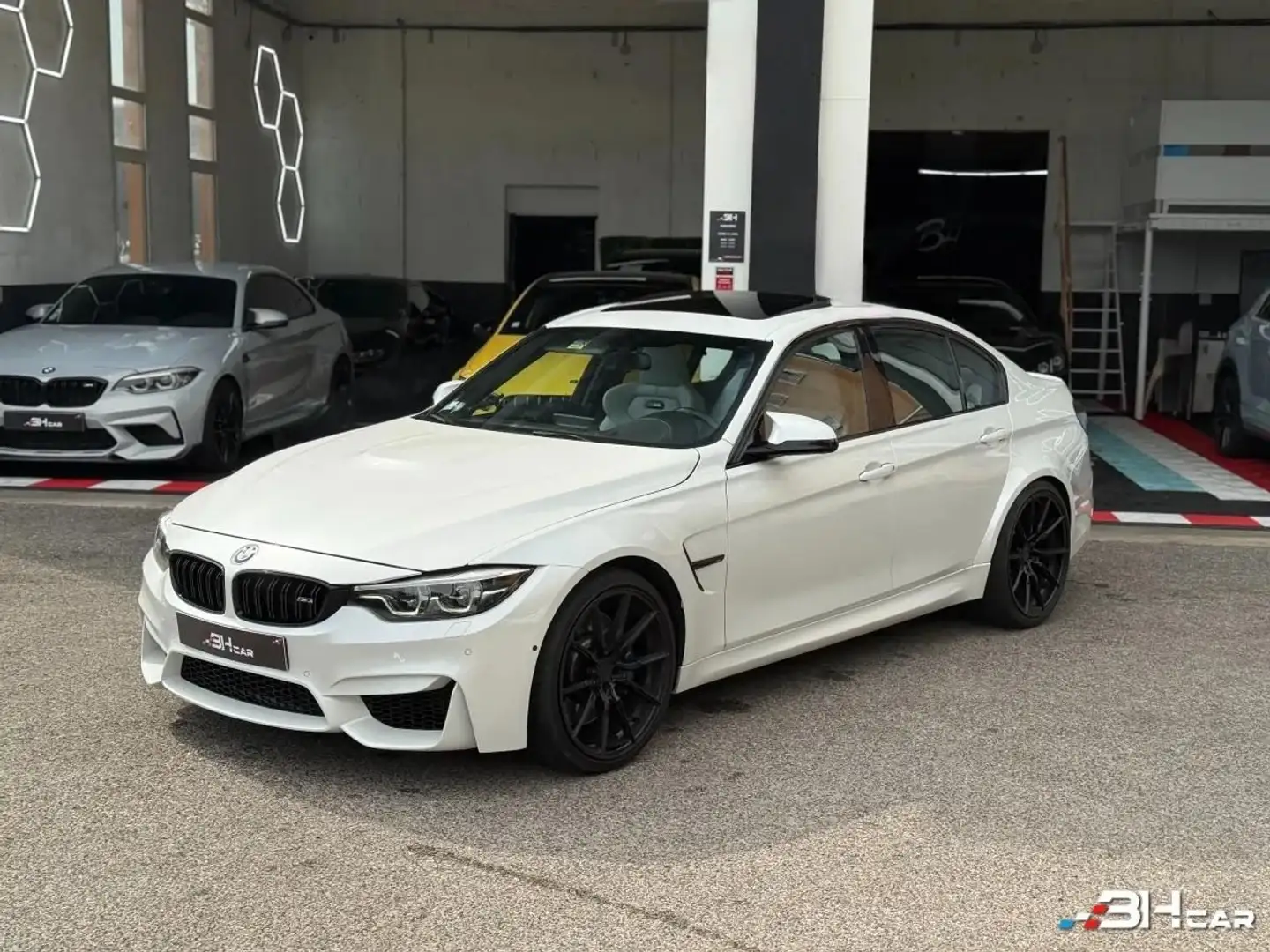 BMW M3 COMPETITION 3.0L 450cv DKG FRANCAISE / T.O / HARMAN / CARBONE / Blanc - 1