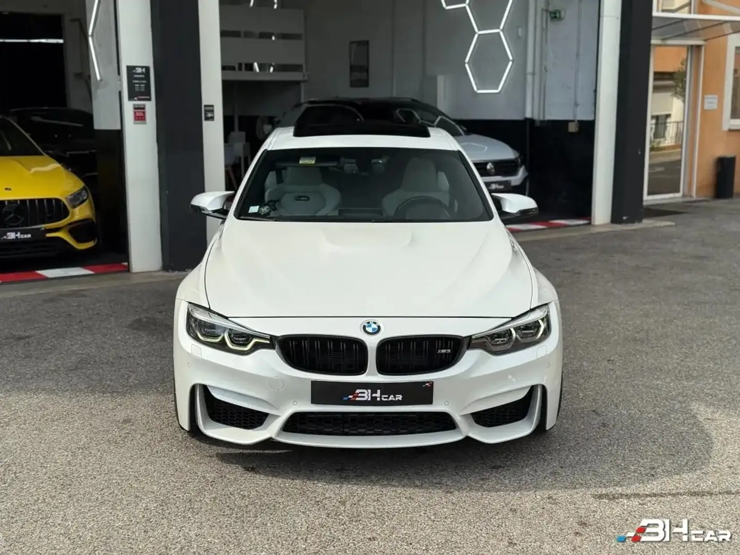 BMW M3 COMPETITION 3.0L 450cv DKG FRANCAISE / T.O / HARMAN / CARBONE / Blanc - 2