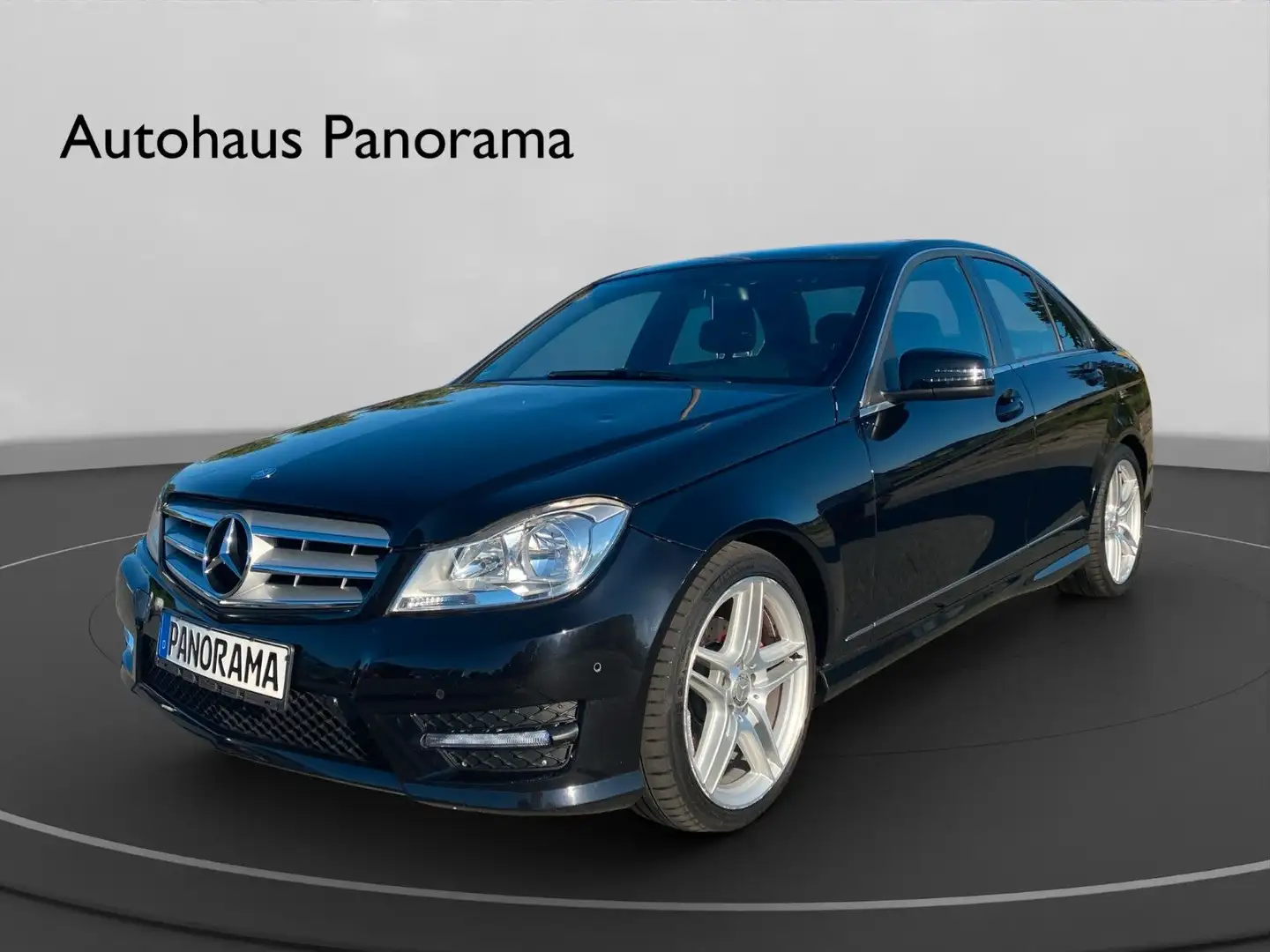Mercedes-Benz C 220 CDI AMG Line Navi/Klima/AHK Schwarz - 1