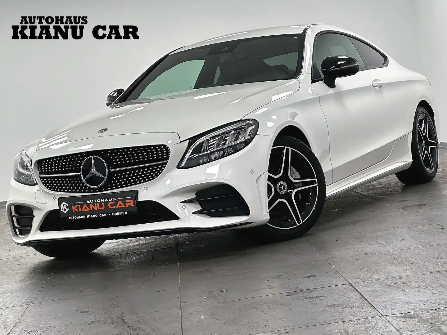 Mercedes-Benz C 200 Coupe AMG.LED.KAM.NAVI.TOTWINKEL.WIDE Blanc - 1