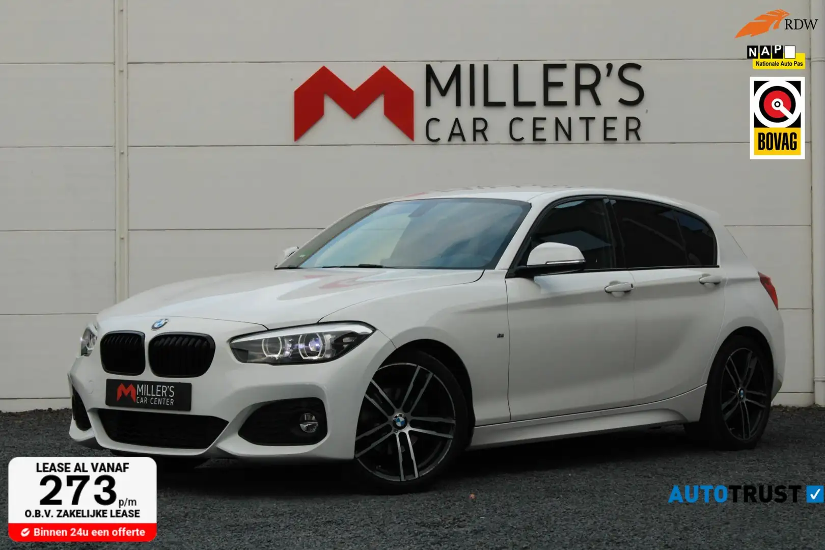 BMW 118 1-serie 118i Edition M Sport Shadow ORG NL LED DEA Weiß - 1