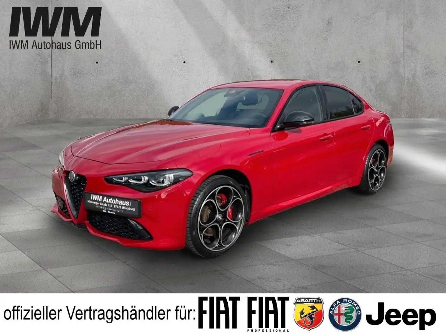 Alfa Romeo Giulia 2.0 Turbo 16V Competizione Q4 Rot - 1