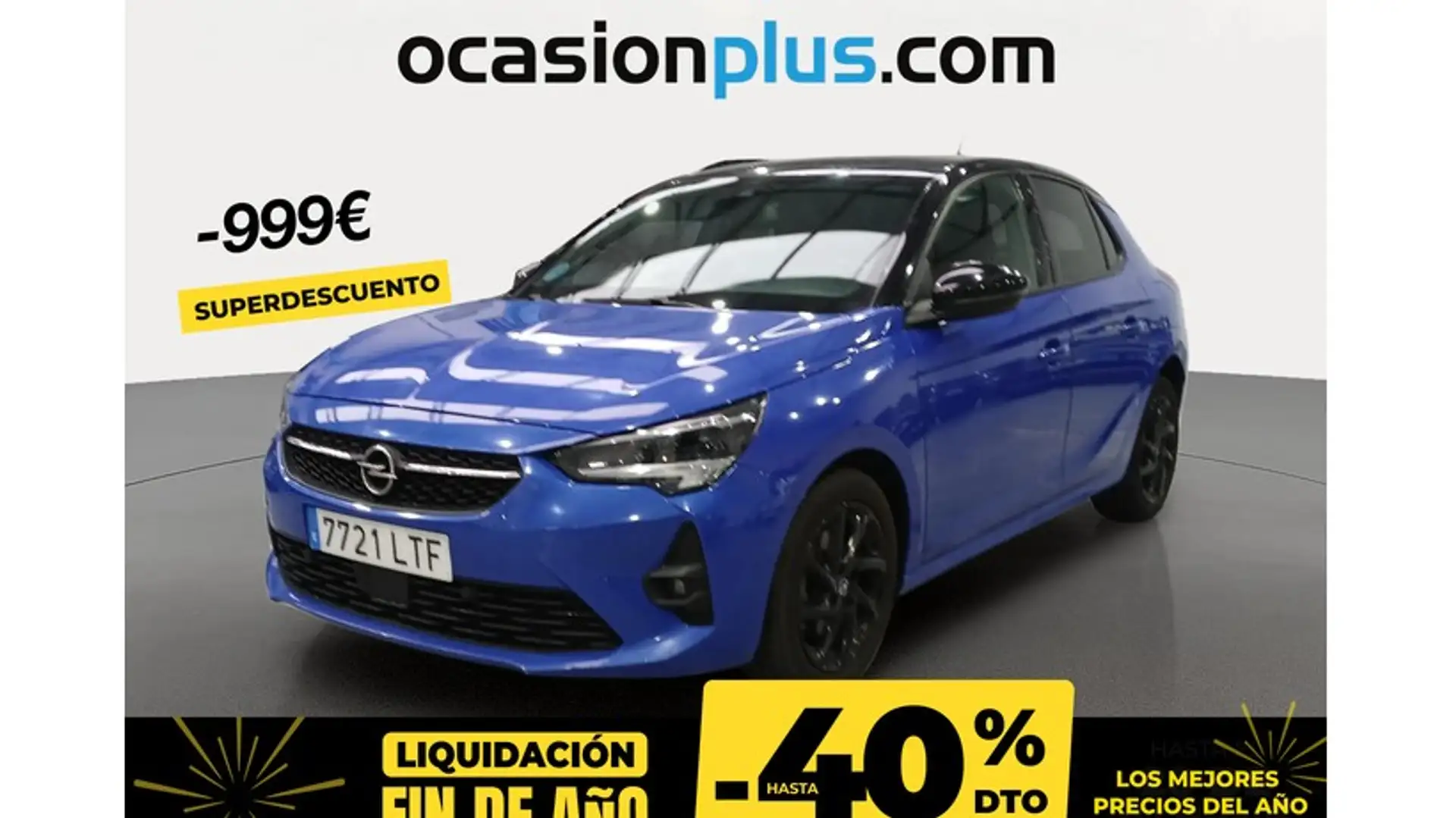Opel Corsa 1.2T XHL S/S GS-Line 100 Bleu - 1
