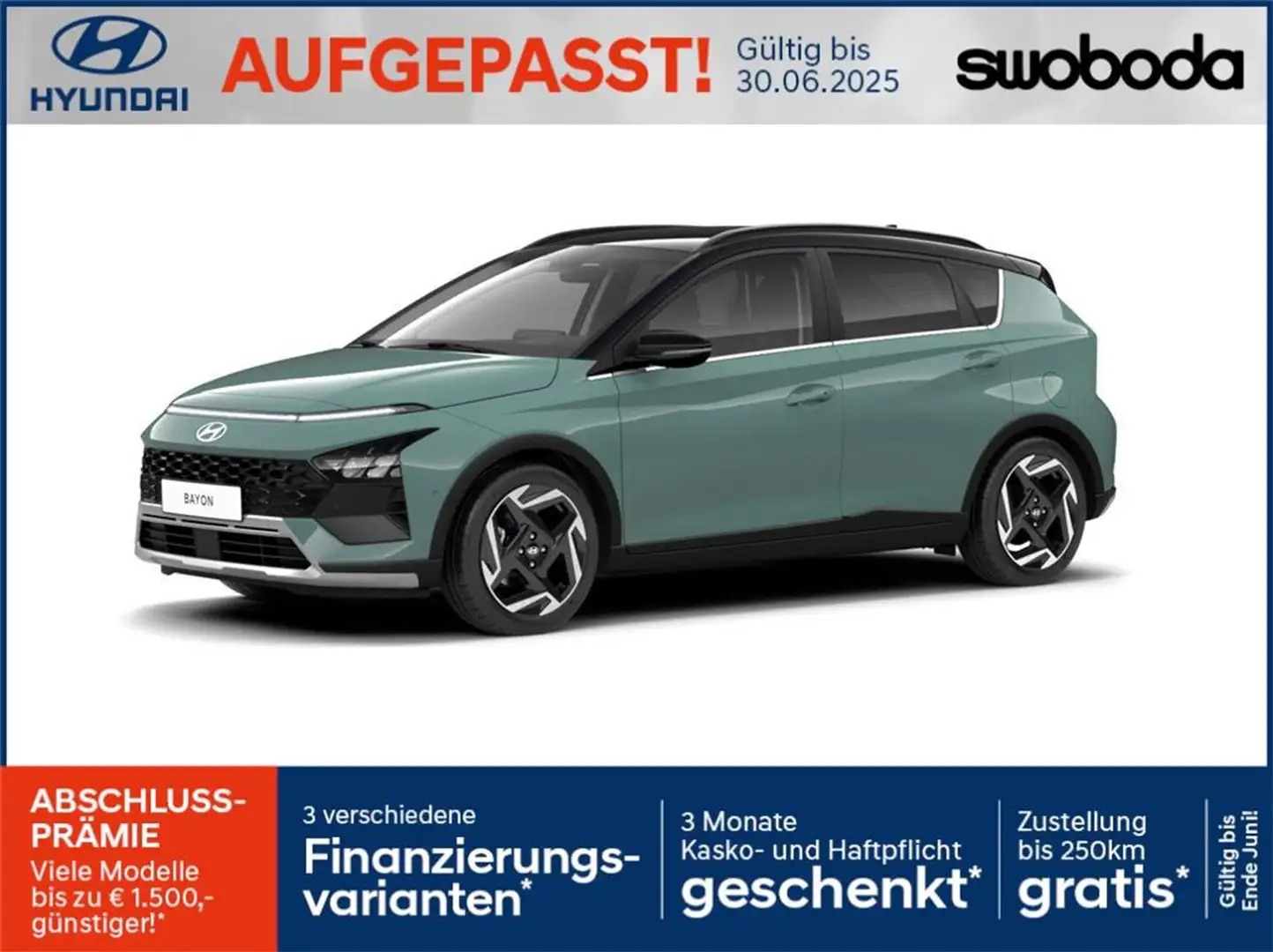 Hyundai BAYON Bayon GO 1.2 MPI y5bg1 Grün - 1