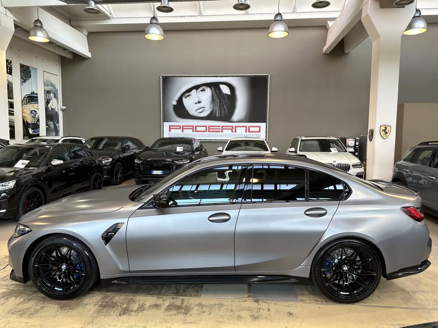 BMW M3 3.0 - 20" - Laser-Camera 360-Pelle Estesa-FULL-IVA Gris - 2