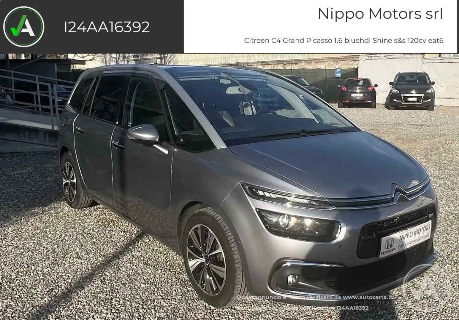 Citroen Grand C4 Picasso C4 7 posti Grand Picasso 1.6 Shine automatica Grigio - 2