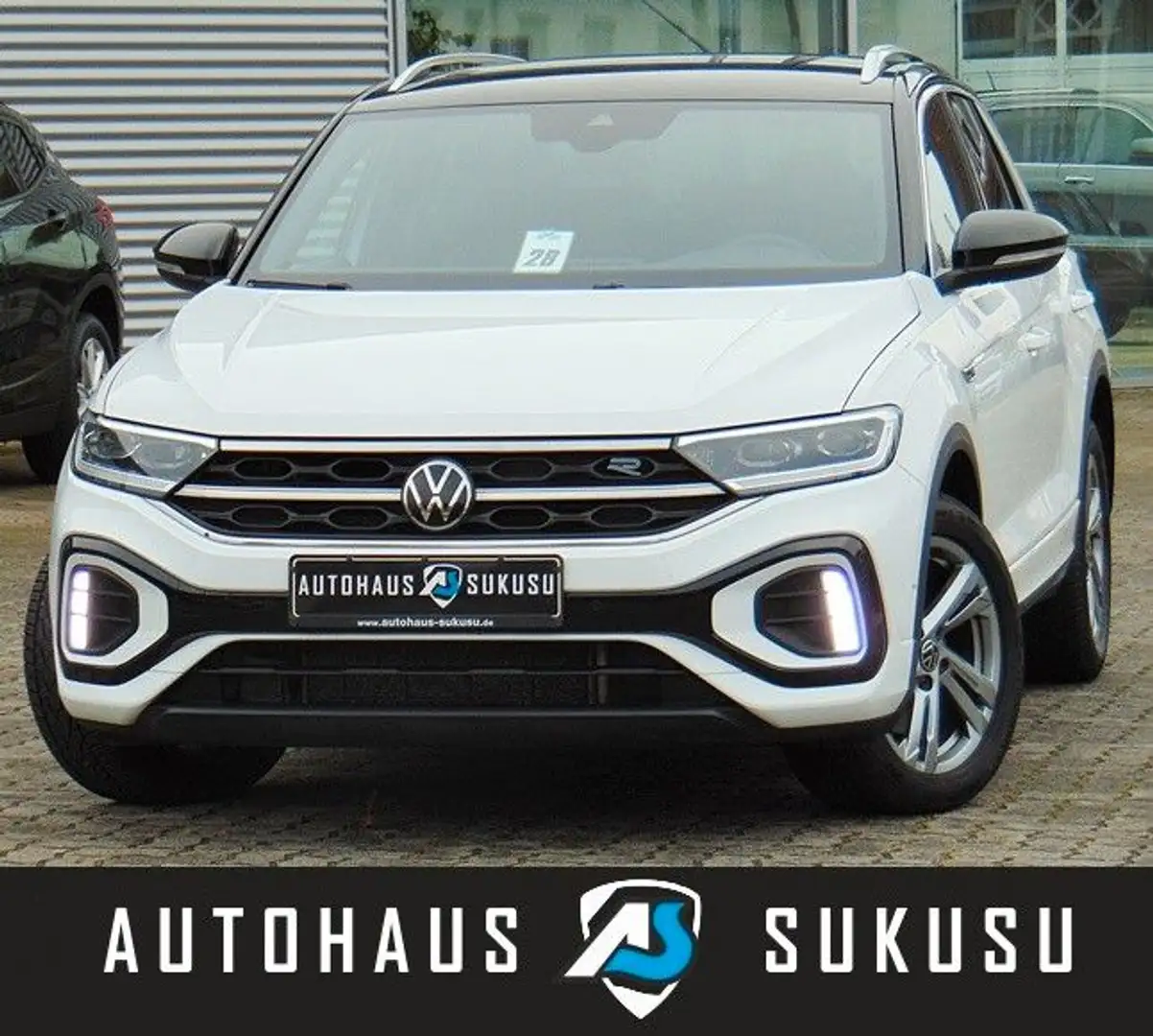 Volkswagen T-Roc 2.0 TDI DSG R-Line - Virtual - AHK - Cam - Weiß - 1
