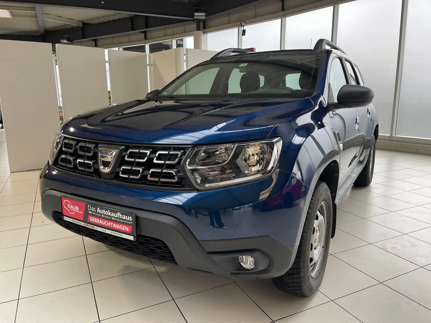 Dacia Duster II SCe 115 Comfort+1.Hand+AHK+Navi+Klima+ Blau - 2