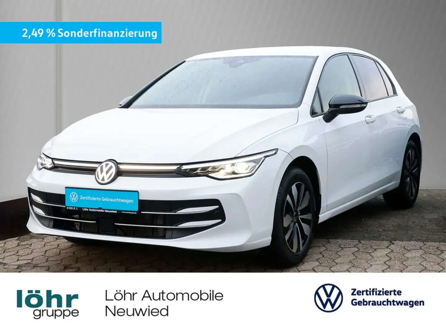 Volkswagen Golf VIII 1.5 TSI GOAL /LED+/Navi/ACC/AHK/DAB+ Weiß - 1