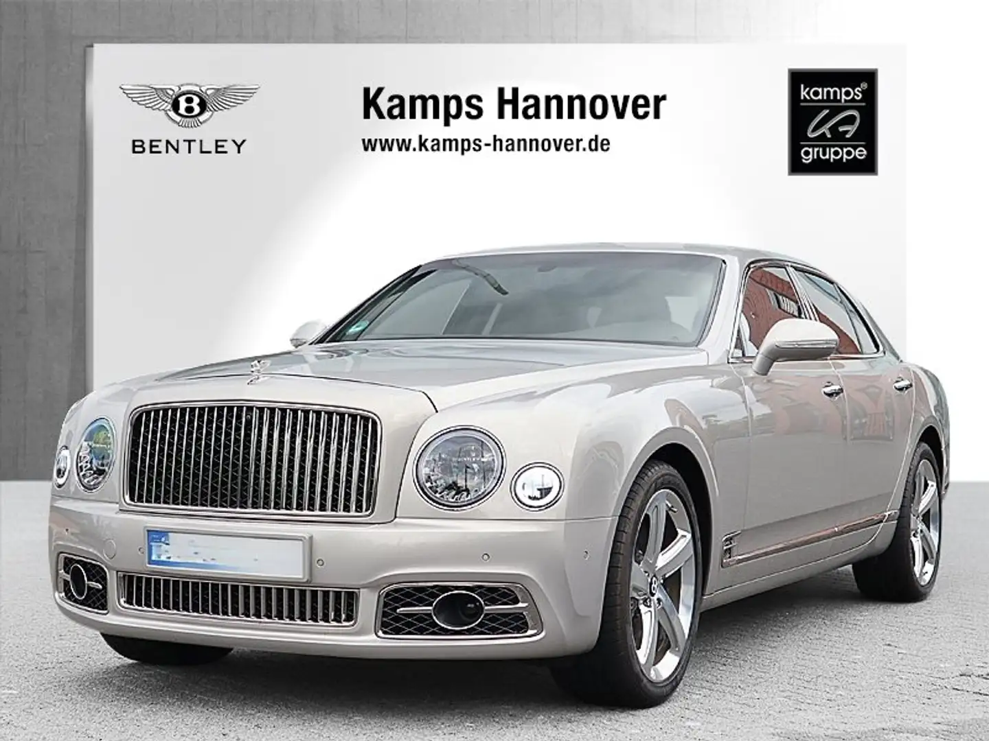 Bentley Mulsanne 6.8 Speed *Carbon Ceramic Brakes* Srebrny - 1