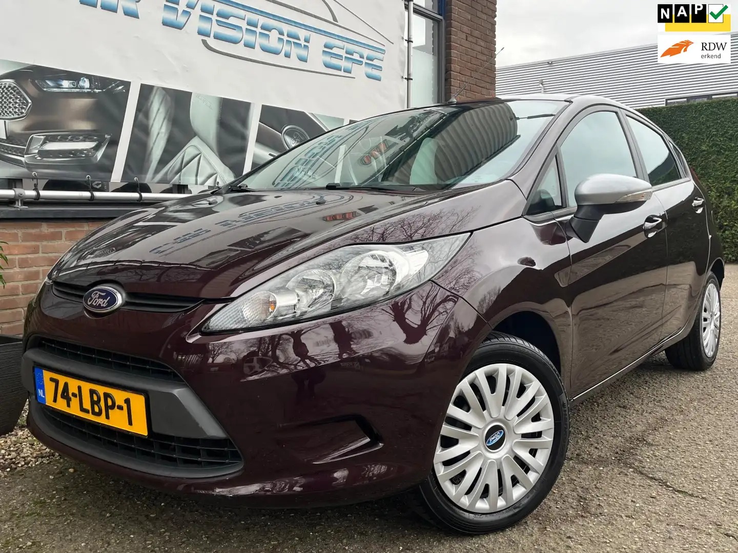 Ford Fiesta 1.25 Limited|Airco|5-deurs|Nieuwe APK| Violett - 1