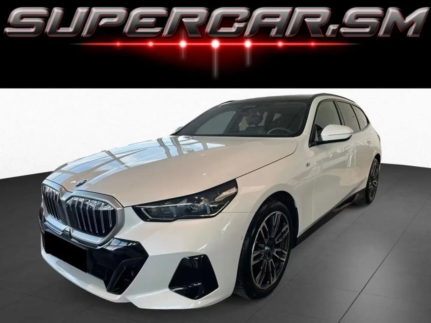BMW 520 520D TOURING M SPORT PANORAMA 360 Bianco - 1