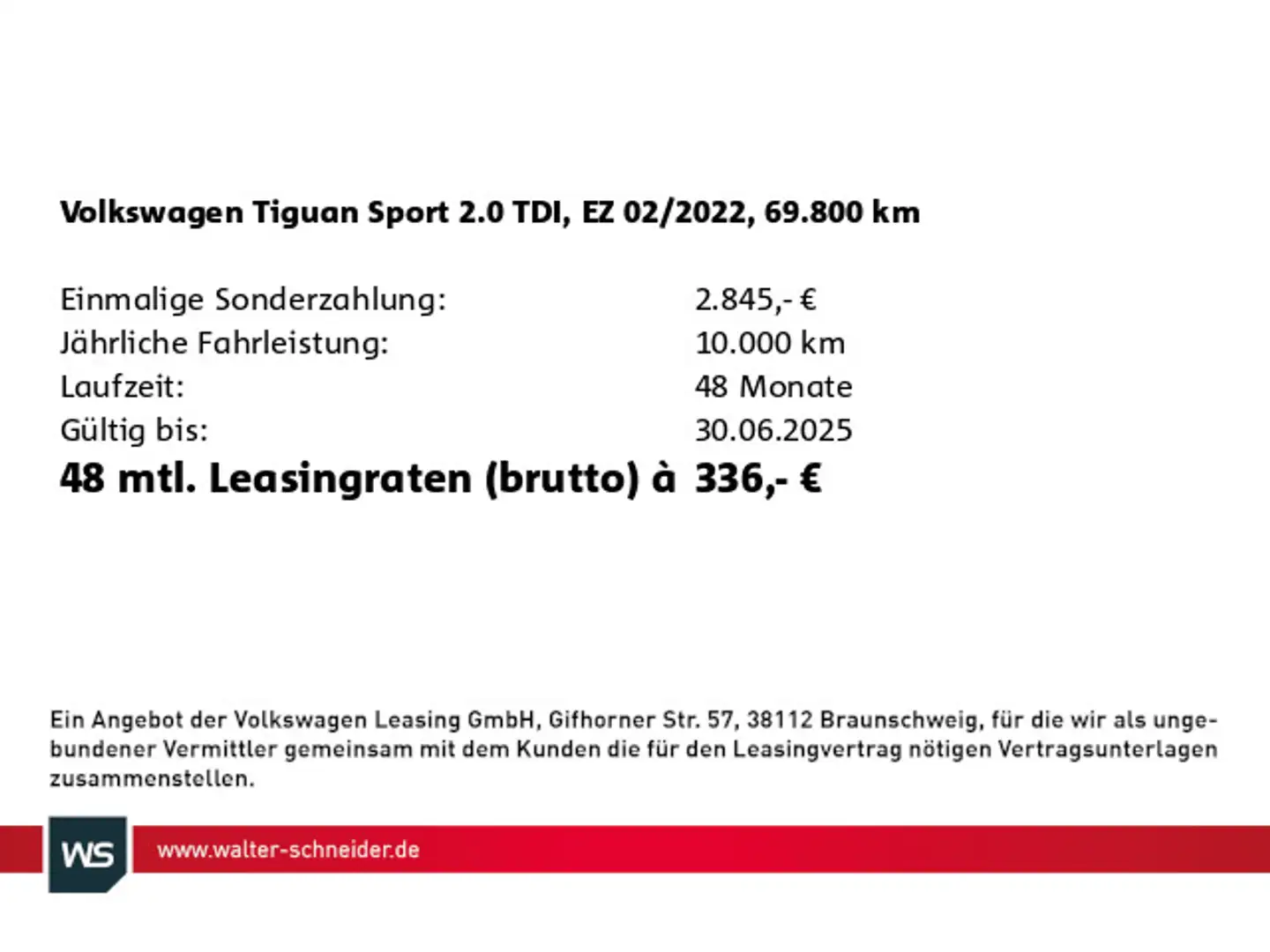 Volkswagen Tiguan 2.0 TDI Urban Sport Navi LED AHK Grijs - 2