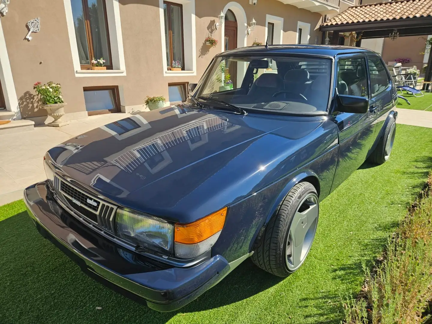 Saab 900 Turbo coupè prima serie Bleu - 2