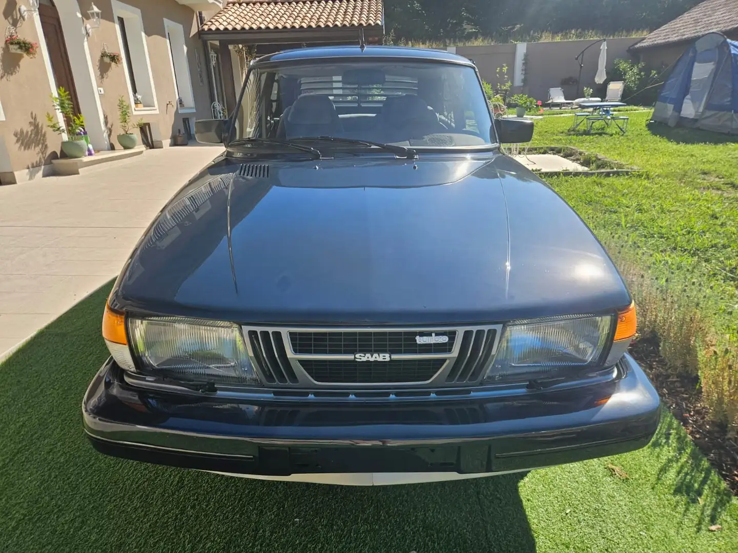 Saab 900 Turbo coupè prima serie Bleu - 1