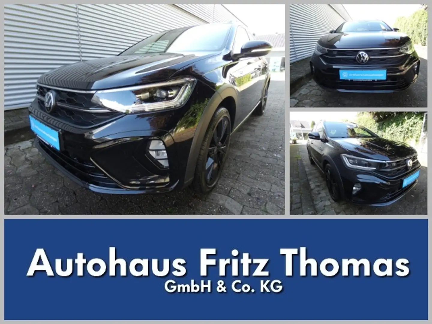 Volkswagen Taigo 1.0 TSI DSG R-Line AHK LED-Matrix SHZ PDC Klima Schwarz - 1