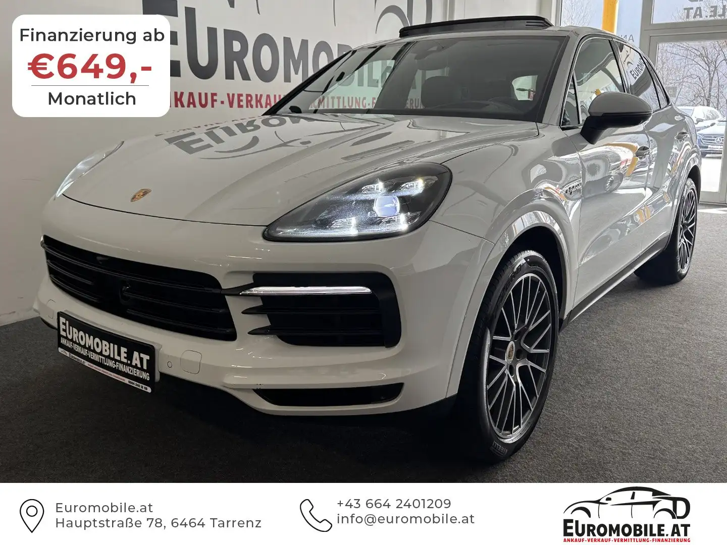 Porsche Cayenne E-Hybrid +Approved Garantie*VOLL VOLL-AUSTATTUNG* Weiß - 1