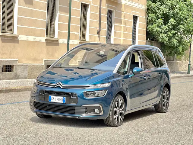 Citroen Grand C4 SpaceTourer 2.0 BlueHDi 163cv aut. EAT8 E6D 7Posti Shine KM CERTIFICATI-1 PROPRIETARIO-PELLE TOTALE-MASSAGGIO-PACK LOUNGE-PARK ASSIST