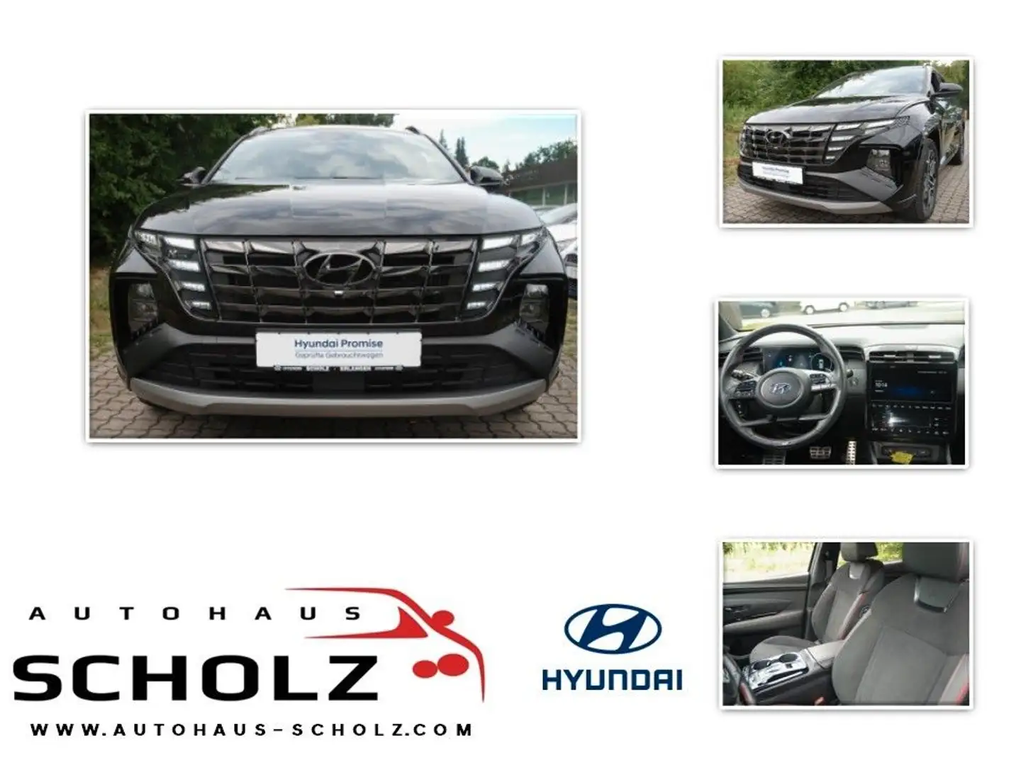Hyundai TUCSON 1.6 T Plug-in N Line DCT 4WD Sitzpak Ass Noir - 1