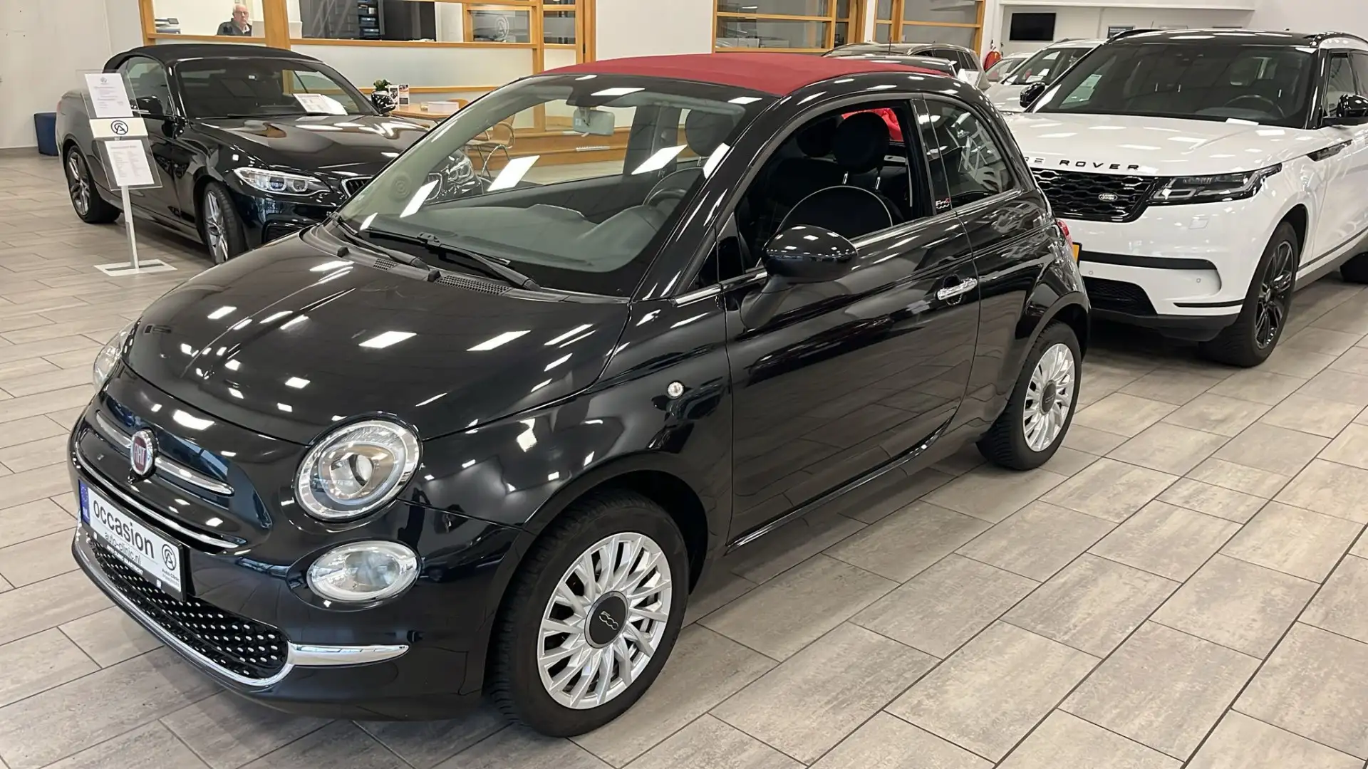 Fiat 500C 1.2 LOUNGE / 4-CILINDER / CABRIO / Negro - 2
