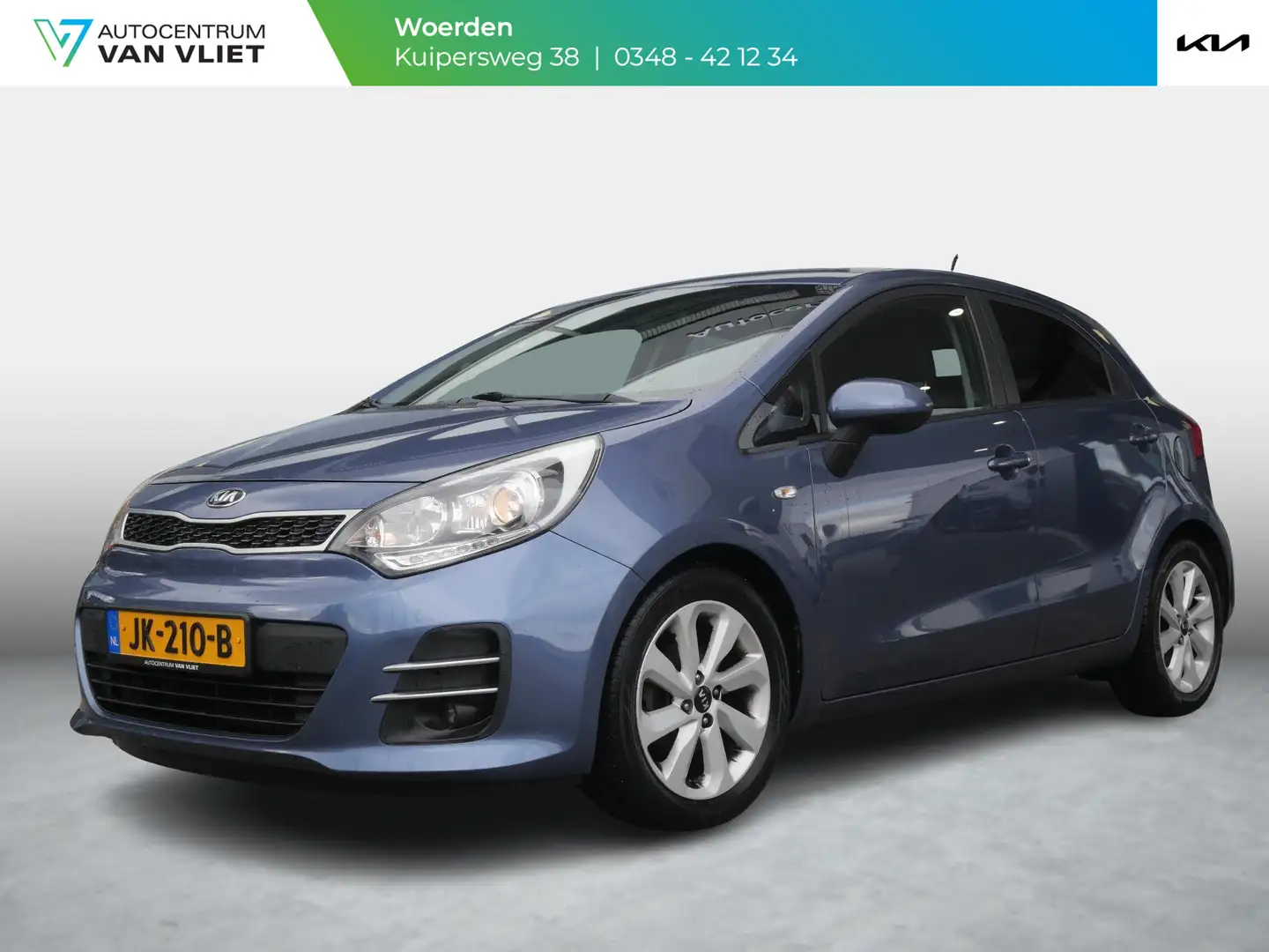 Kia Rio 1.2 CVVT DynamicLine | Clima | Camera | Navi | Air Blauw - 1