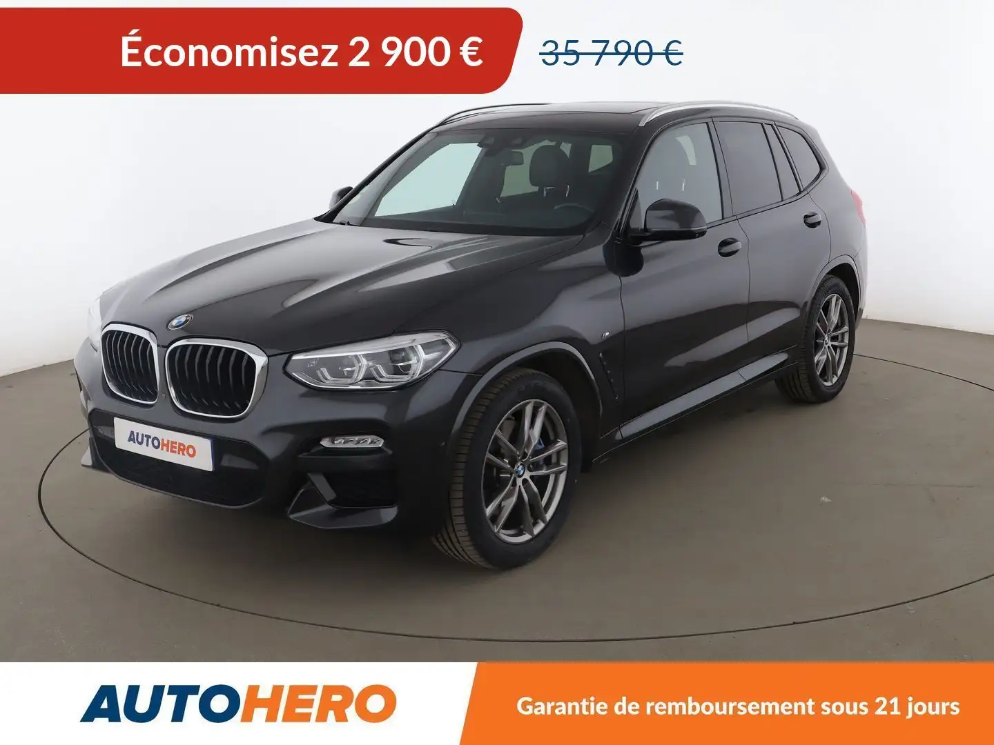 BMW X3 xDrive30d M Sport BVA8 Gris - 1