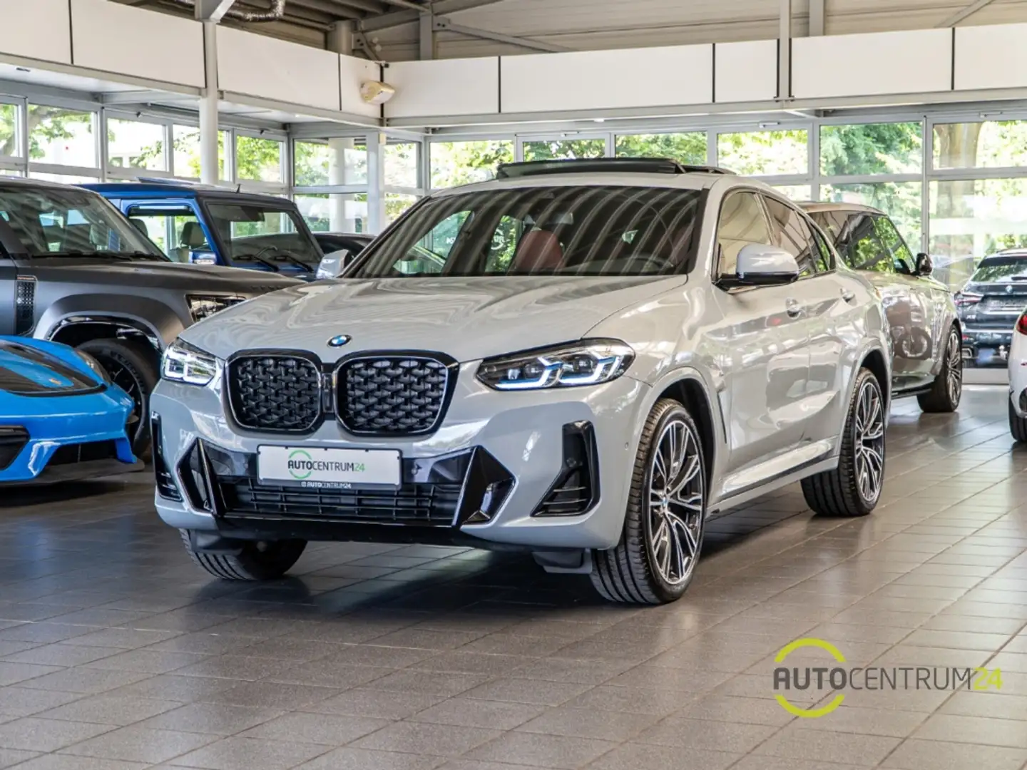 BMW X4 20d M Sport Inno Pano Memo HK HUD AHK 21'' Gris - 2