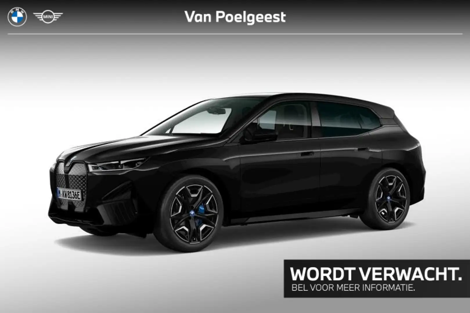BMW iX xDrive50 Business Edition Plus Sportpakket Zwart - 1