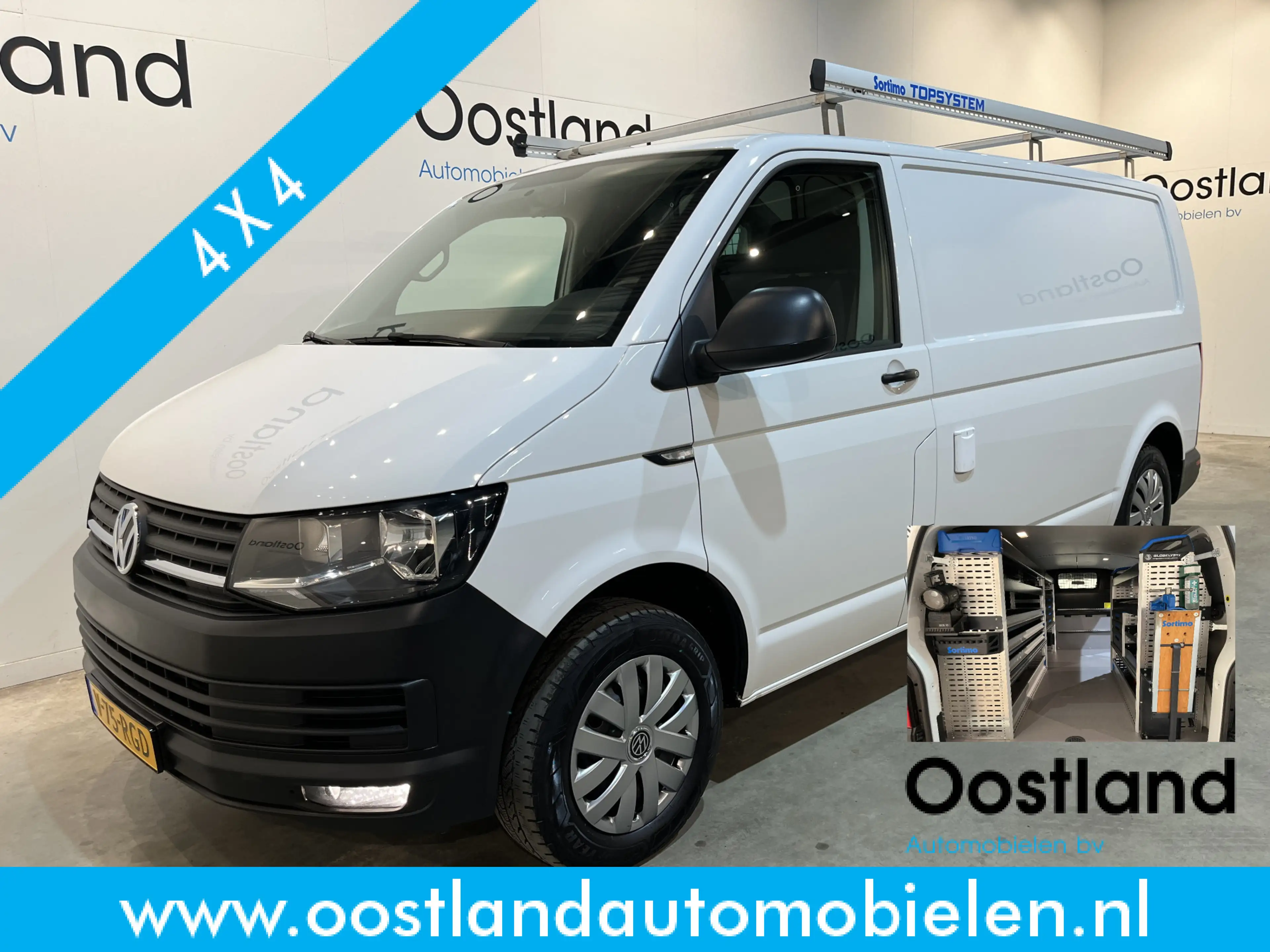 Volkswagen T6.1 Transporter 2.0 TDI L2H1 30 4Motion 150 PK / Servicebus / Sort