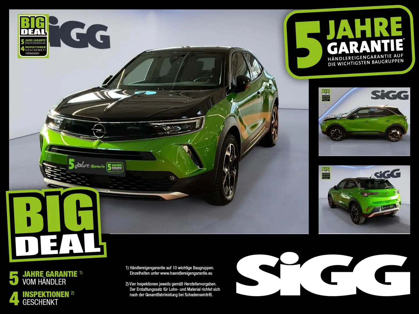 Opel Mokka 1.2 Turbo Ultimate LM Navi Matrix LED Grün - 1