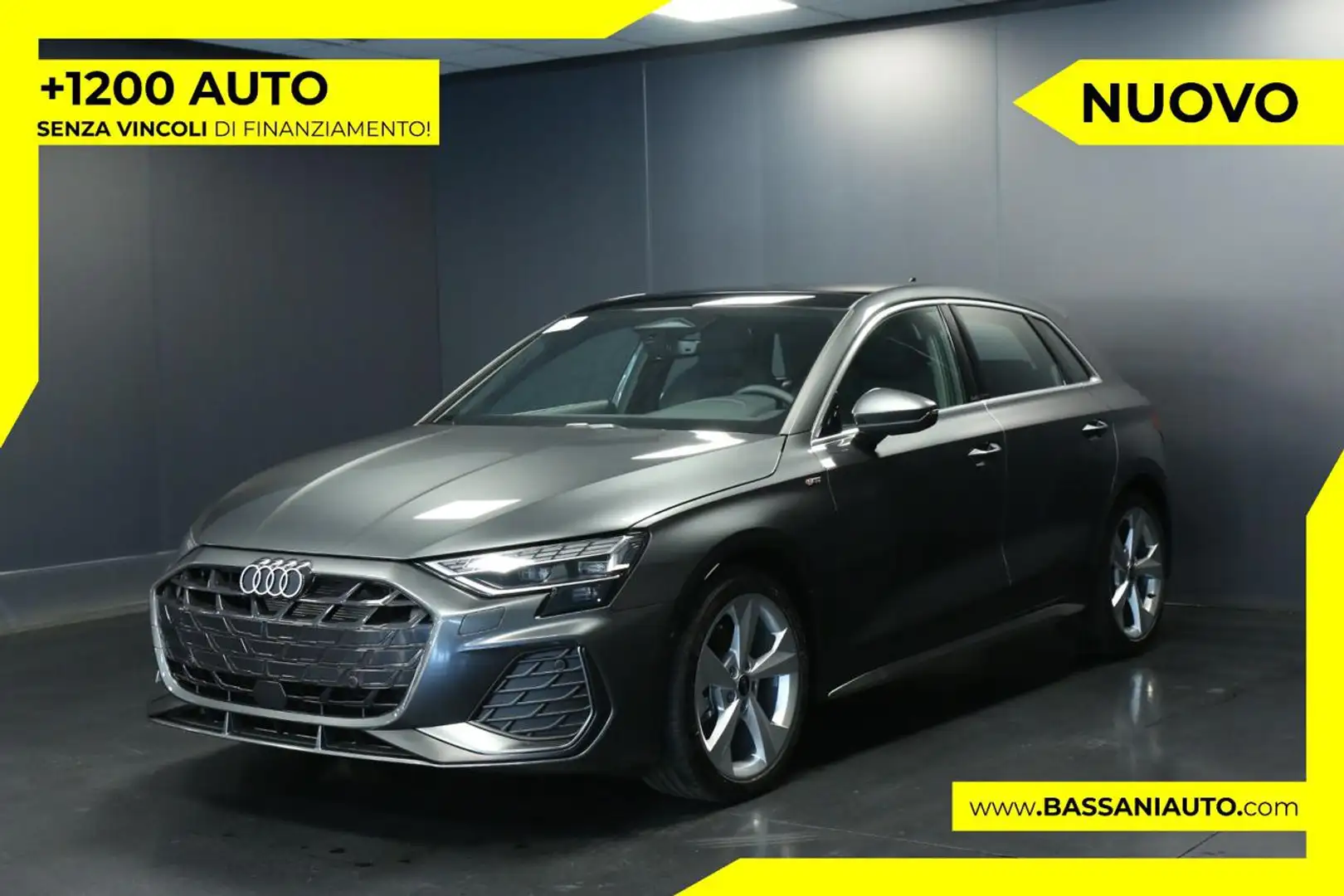 Audi A3 SPB 35 TDI 150CV S tronic S line edition Grigio - 1