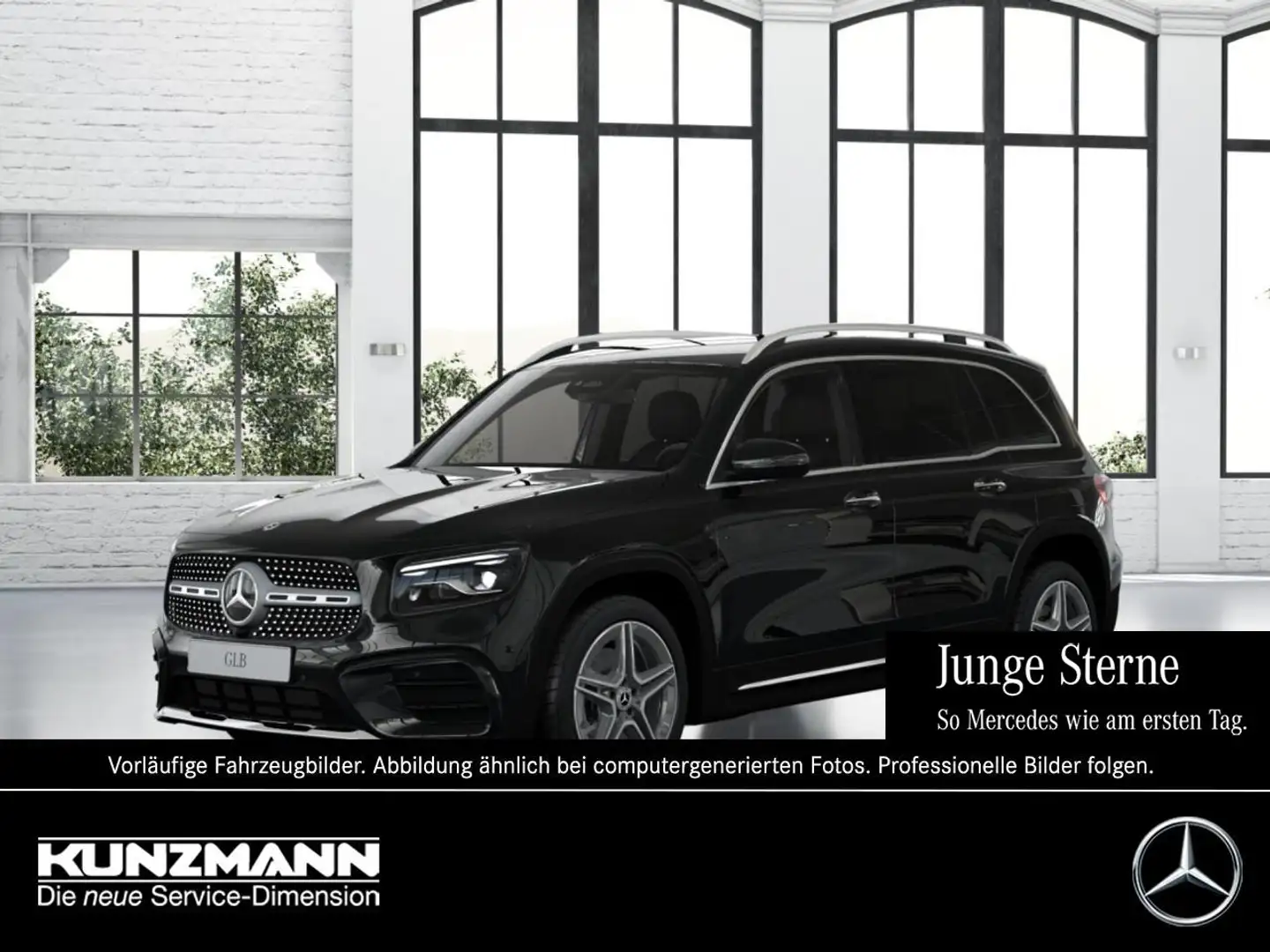 Mercedes-Benz GLB 200 d AMG MBUX Navi AHK Kamera Spiegel-Paket Schwarz - 1