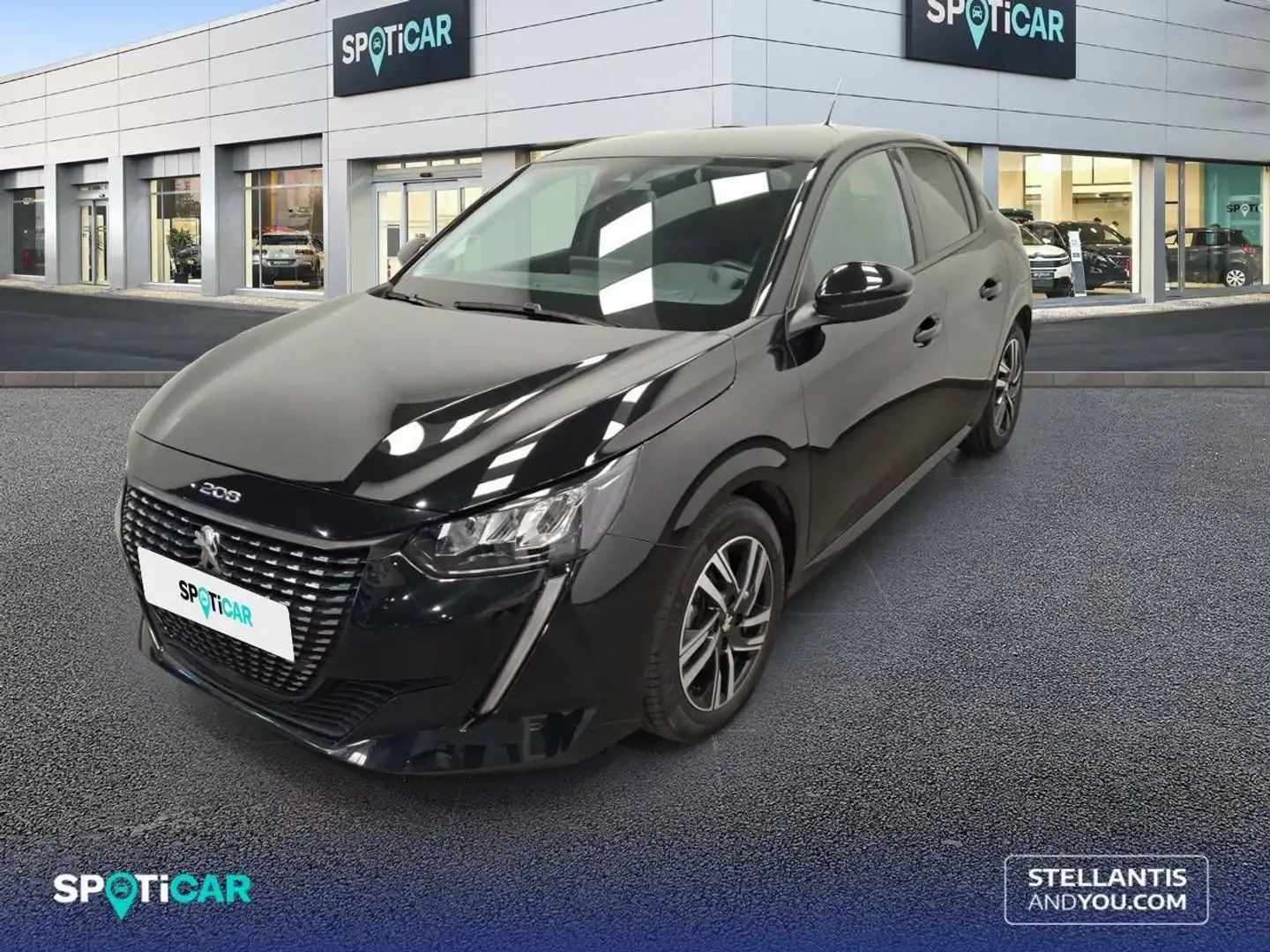 Peugeot 208 1.5 BlueHDi S&S Allure Pack 100 Noir - 1