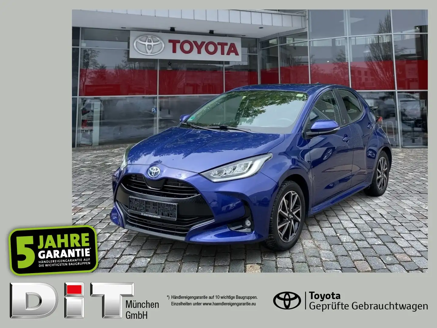 Toyota Yaris Hybrid 1.5 Tokyo Pop-Out *Sondermodell* Blauw - 1