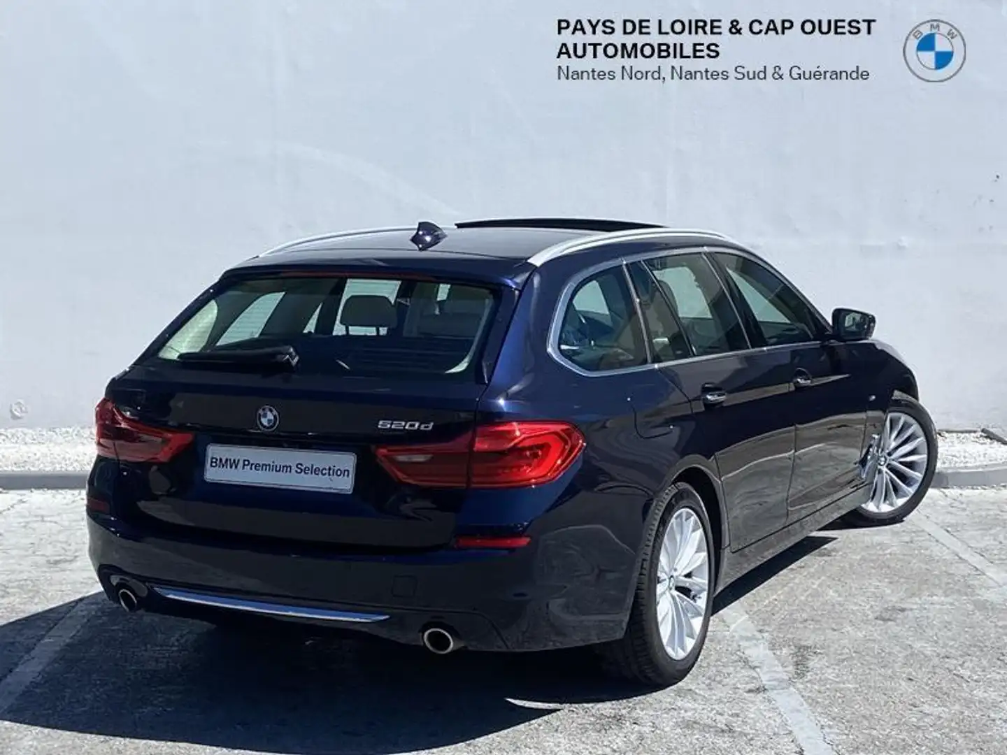 BMW 520 520dA 190ch Luxury Blau - 2