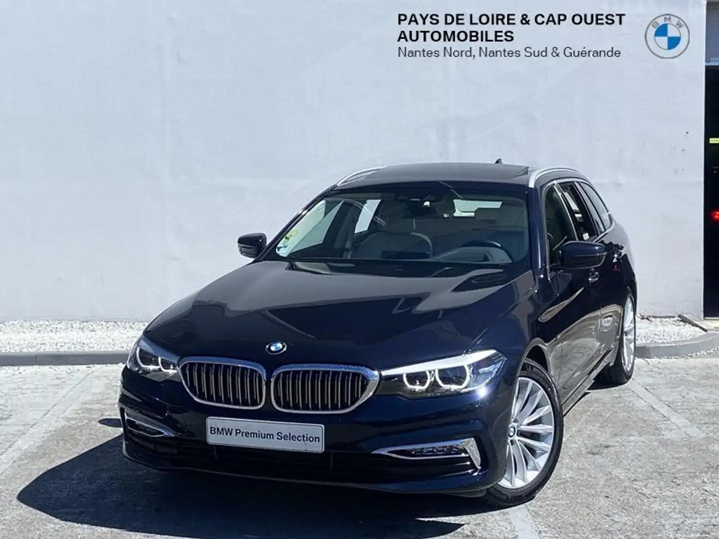 BMW 520 520dA 190ch Luxury Blau - 1