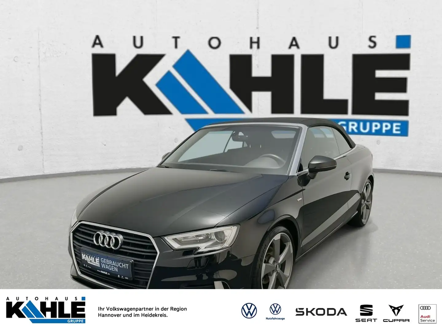 Audi A3 Cabriolet 1.5 TFSI Sport Klima Xenon Navi Noir - 1